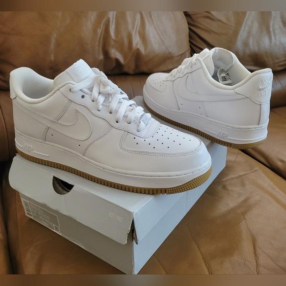 Nike Other - NDS Men's 2022 Nike Air Force 1 Low '07 White Gum Size 11.5 (Worn 2x)